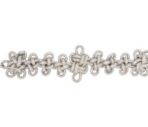 Silver Crystal Knot Belt