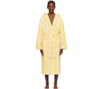 Yellow Hooded Bathrobe