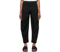 Black Wool Trousers