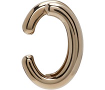 Gold Chunky Tube Stacked Ear Cuff