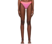 Pink Nylon Bikini Bottom