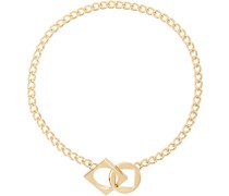 Gold Les Classiques 'Le collier rond carré' Choker