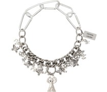 Silver Multi Charm Necklace