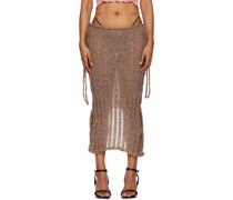 SSENSE Exclusive Brown Maxi Skirt