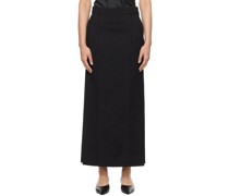 Black Rossa Maxi Skirt