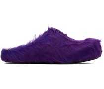 Purple Fussbett Sabot Loafers