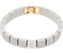 Silver Cube Bold Bracelet