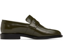 Green Tabi Loafers