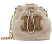 Beige Teddy Bucket Bag