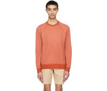 Orange Birdseye Sweatshirt