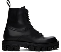 Black Greca Portico Boots