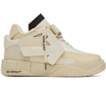 Beige Puzzle Couture Sneakers