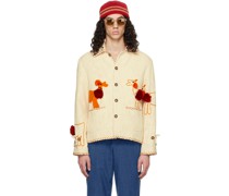 Off-White Embroidered Jacket
