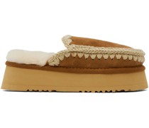 SSENSE Exclusive Brown Slippers