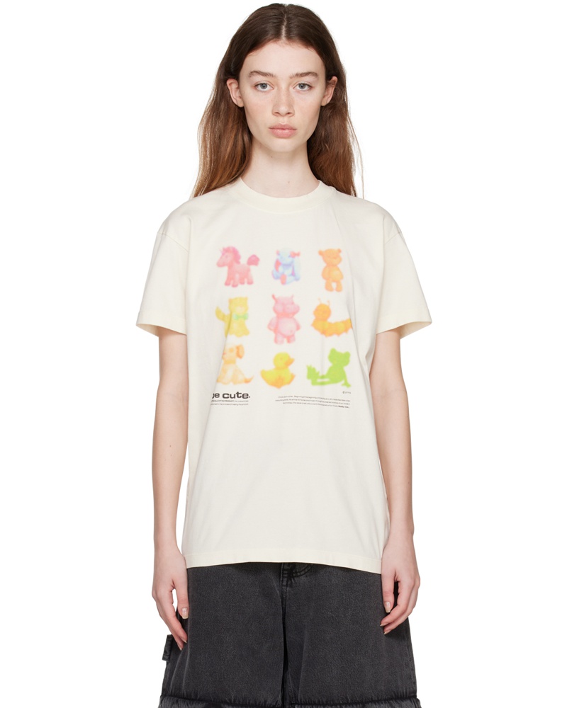 Eytys Damen Off-White Jay T-Shirt