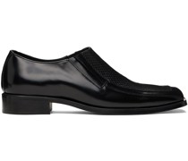 Black Leather Loafers