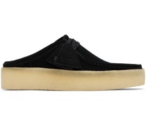 Black Wallabee Cup Slip-On Loafers