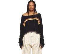 SSENSE Exclusive Black Rainbow Sweater