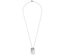 Silver Dog-Tag Necklace
