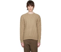 Beige Crewneck Sweater