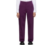 Purple Workwear Trousers