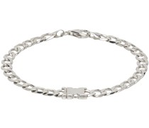 Silver Unity Curb Chain Bracelet
