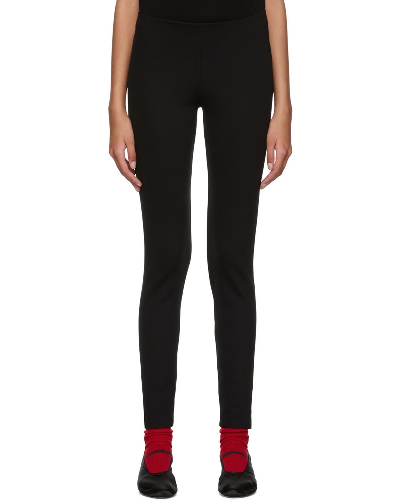 The Row Damen Black Woolworth Trousers