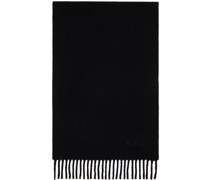 Black Ambroise Embroidered Scarf