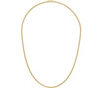Gold Venetian Single S Necklace