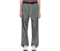 Gray Layered Trousers