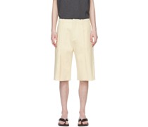 SSENSE Exclusive Off-White Tailored Shorts
