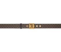 Brown Mini Monogrammed Belt