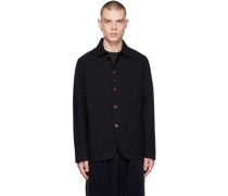 Black Bakers Chore Jacket