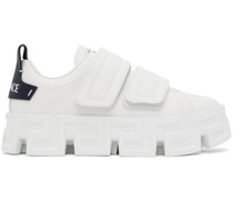 White Greca Portico Strap Sneakers