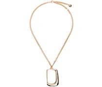 Gold Les Sculptures 'Le collier Ovalo' Necklace