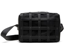 Black Spiral Grid Bag