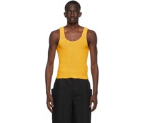 SSENSE Exclusive Yellow Cotton Tank Top