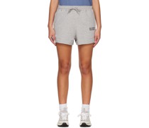 Gray Drawstring Shorts
