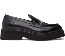 Black O-Ring Loafers