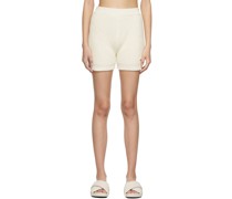 Off-White Knit Beach Shorts