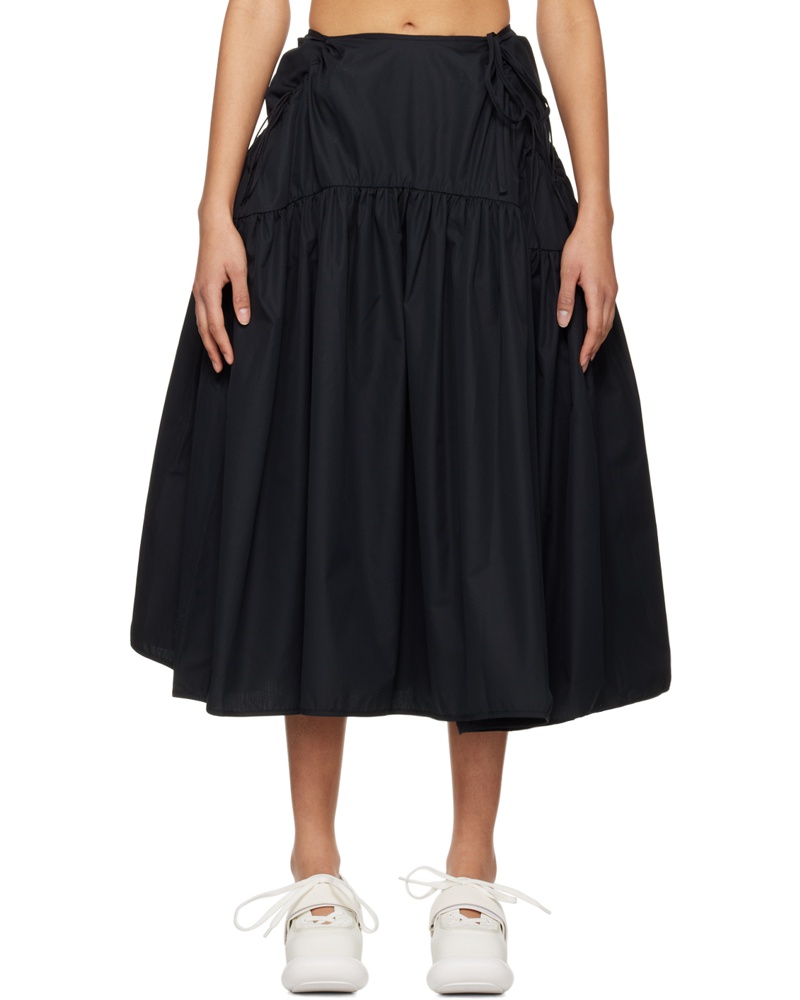 Cecilie Bahnsen Damen Black Lilly Midi Skirt
