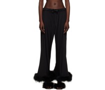 Black Boudoir Pyjama Pants