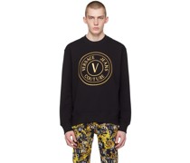 Black V-Emblem Sweatshirt