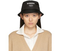 Black Horseferry Print Bucket Hat