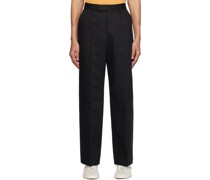 Black Relaxed Primo Trousers