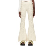 Off-White Flared Lounge Pants