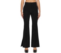 Black Flared Trousers