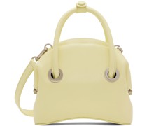 Yellow Mini Circle Top Handle Bag