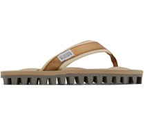 Beige JONO Flip Flops