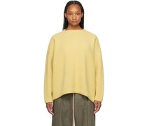 Yellow Square Neck Sweater